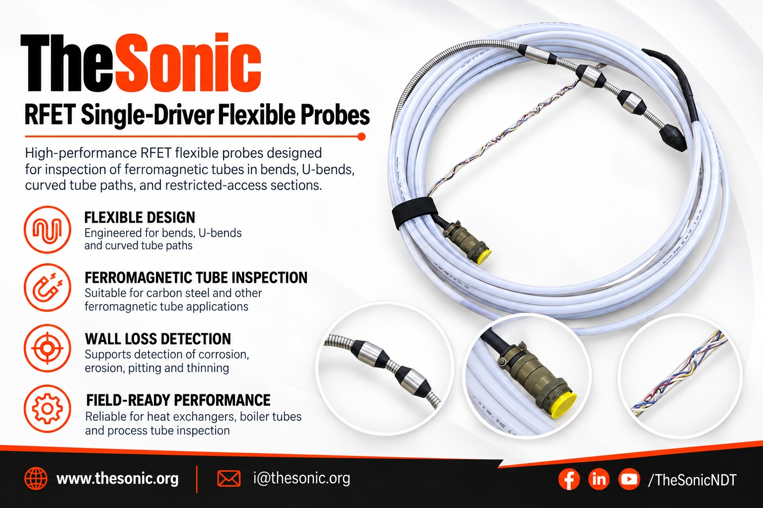 RFET Single-Driver Flexible Probes