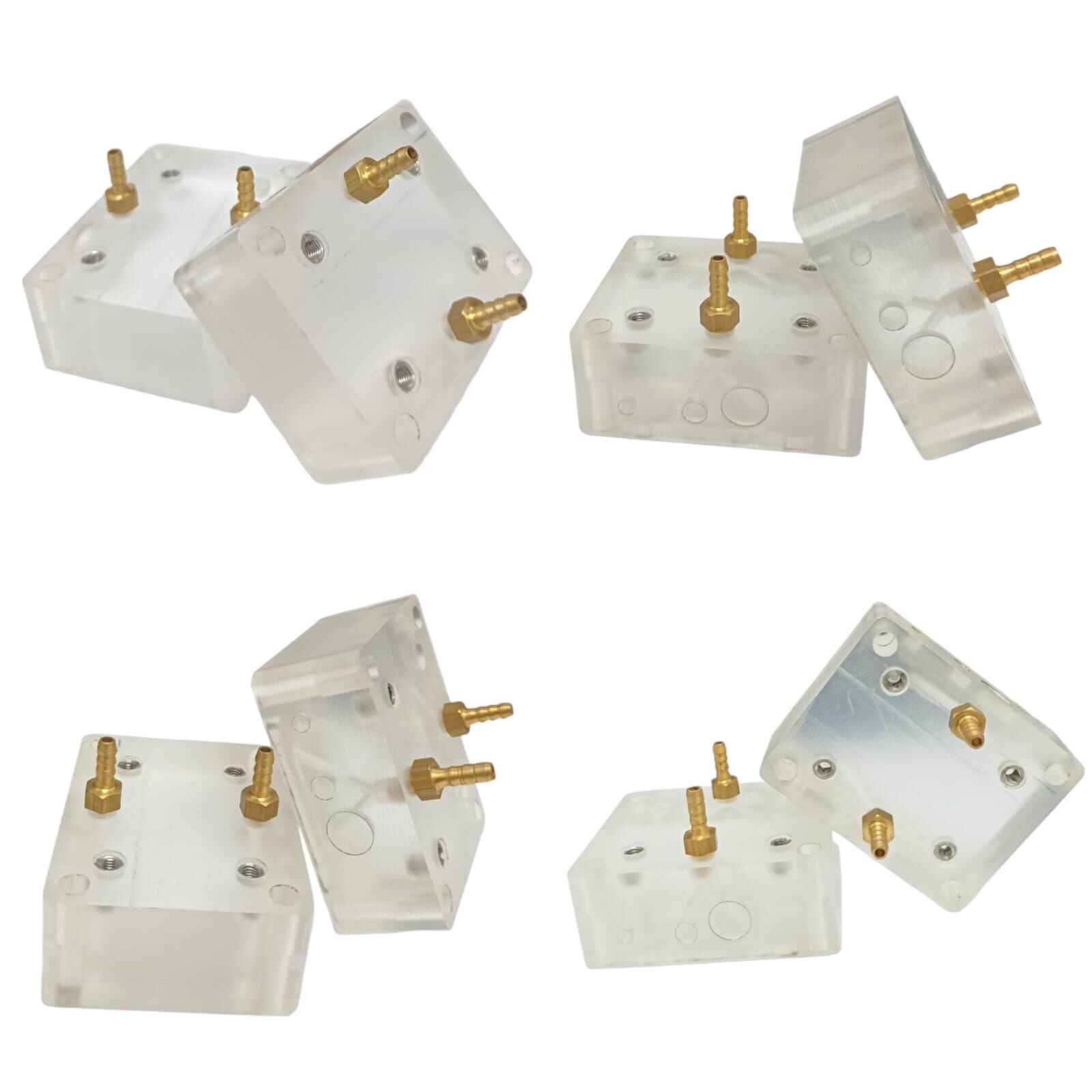 Part No: A321-1 - Flat 0 degree Wedge Dual Scan set for A32 phased array probe