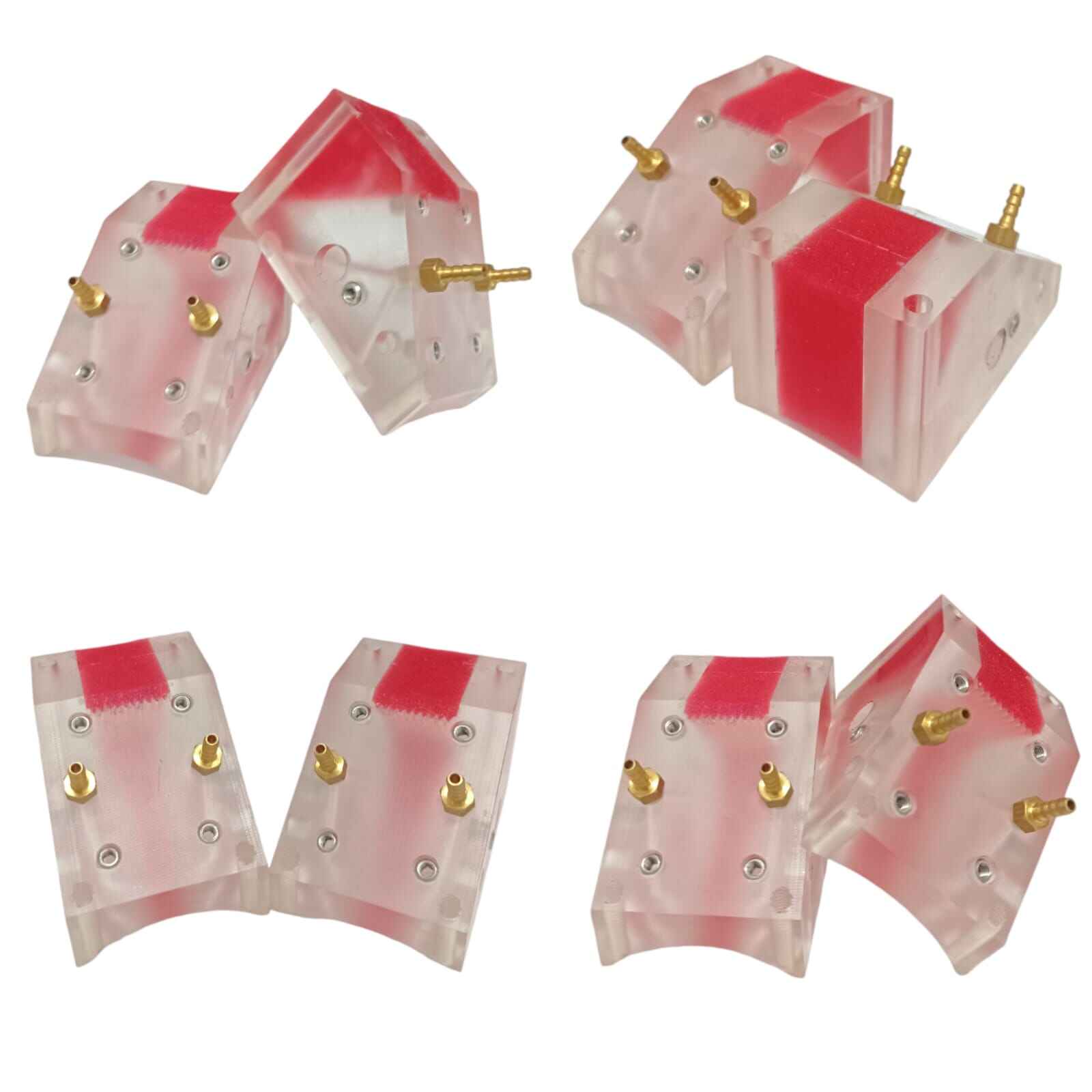 Part No: A324-1 - AOD angle Wedge 2.875" Dual Scan set for A32 phased array probe