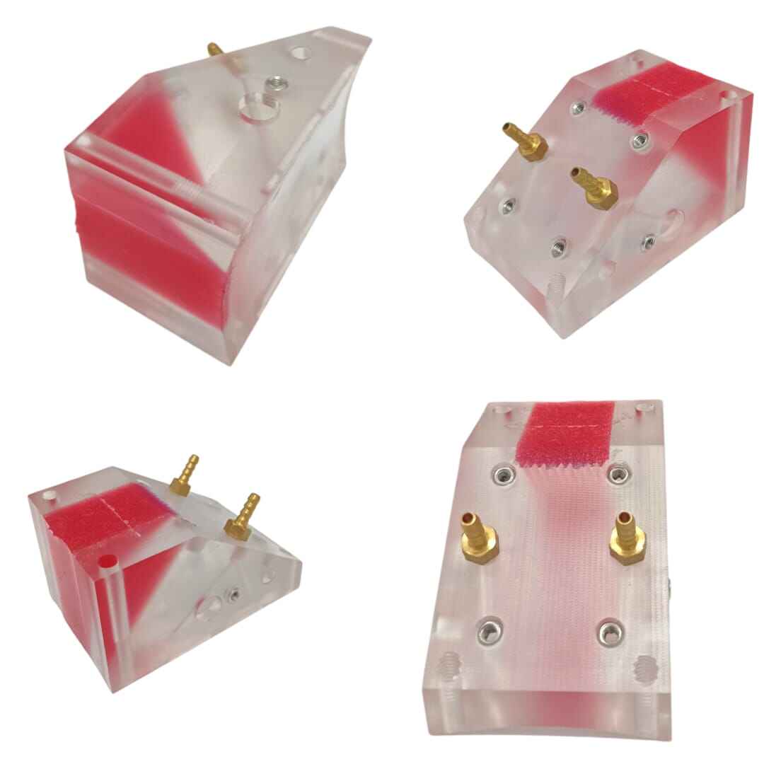 Part No: A328 - AOD angle Wedge 5.563" for A32 phased array probe
